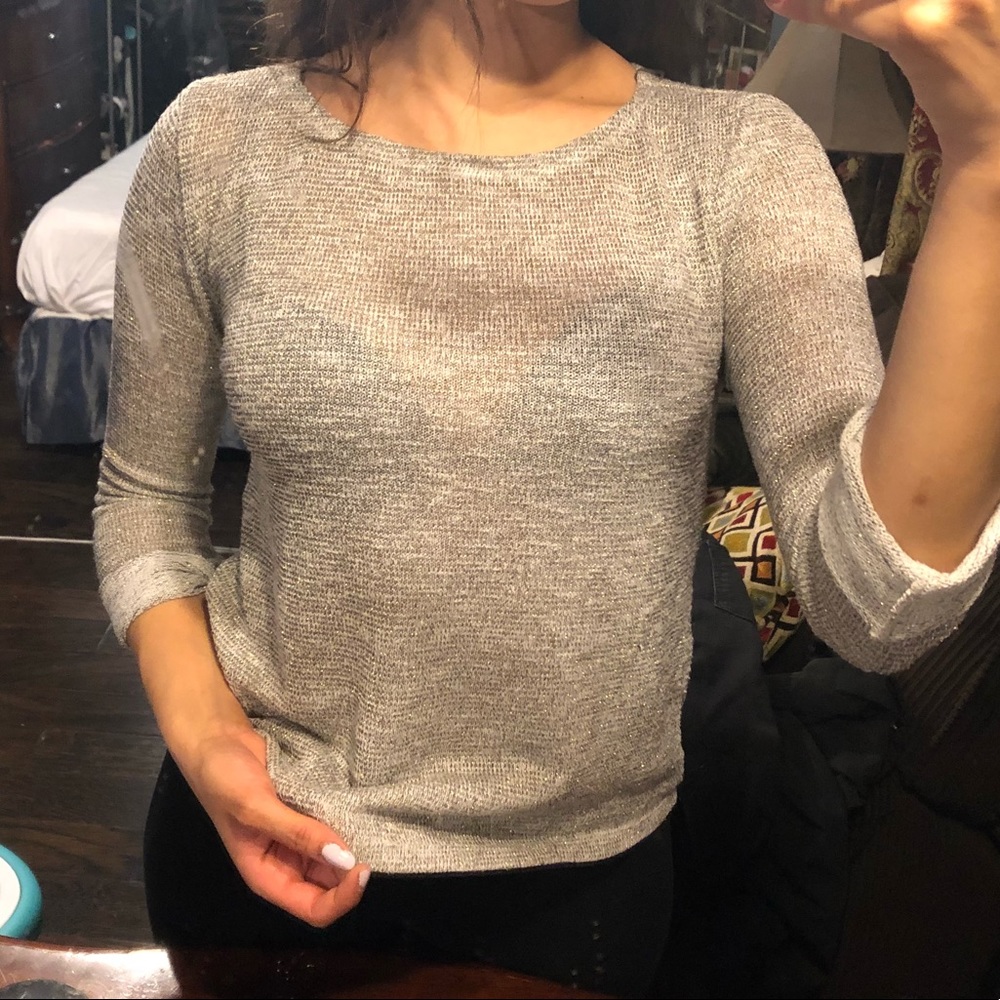 Sheer sparkly Top
